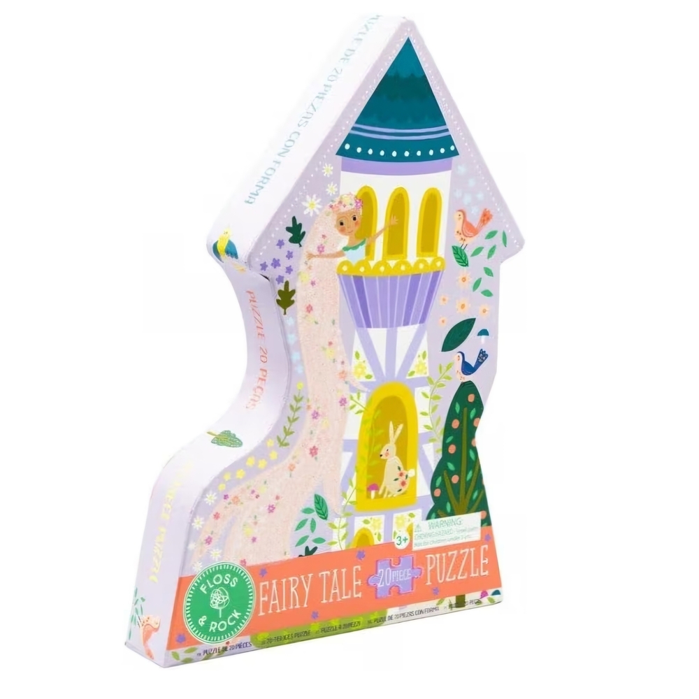 Floss & Rock Fairy Tale Castle Shaped Jigsaw Puzzle, 20 Pieces, 16.5 Inches
